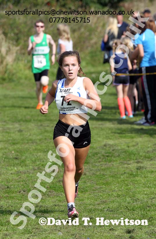Girls under-15s Sunderland Harreirs Cross Country. Photo: David T. Hewitson/Sports for All Pics